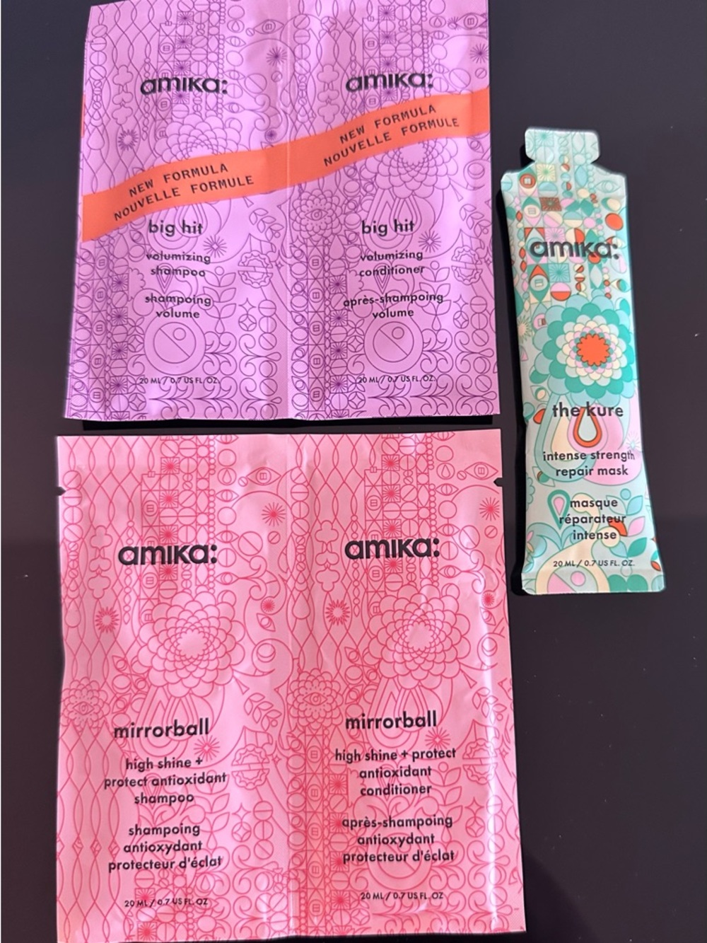 2/$20 ⭐️ New - amika haircare sachet set